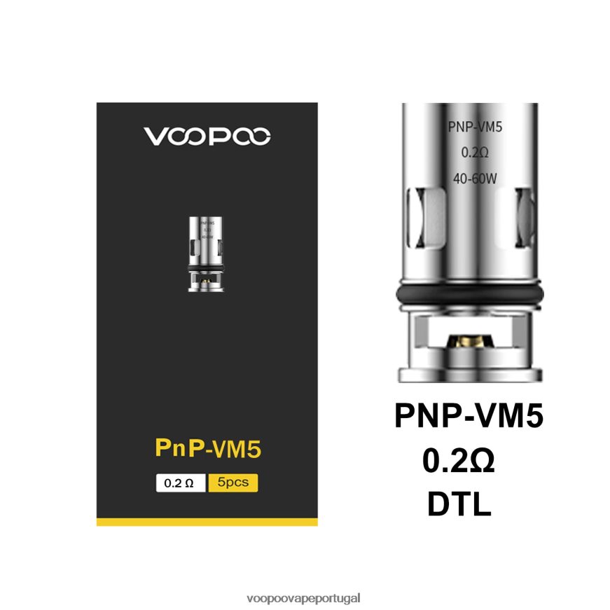 VOOPOO PNP bobinas (5 unidades) - VOOPOO Pod Vinci pnp-vm5 2286NR599