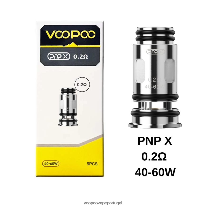 VOOPOO PNP bobinas (5 unidades) - VOOPOO Vape Argus pnp x 0,2 ohm 2286NR606