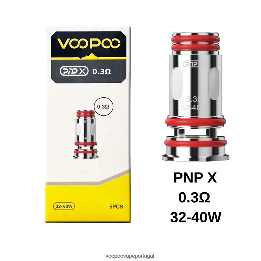 VOOPOO PNP bobinas (5 unidades) - VOOPOO Vape Gene Portugal pnp x 0,3 ohm 2286NR607