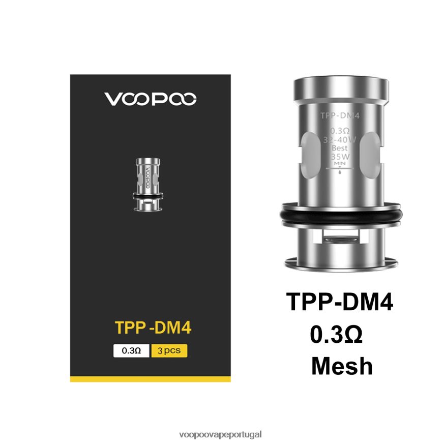 VOOPOO TPP bobinas (3 unidades) - VOOPOO Portugal tpp-dm4 2286NR611
