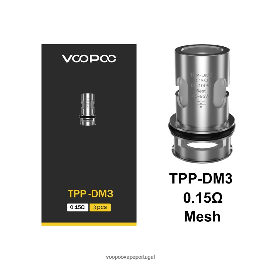 VOOPOO TPP bobinas (3 unidades) - VOOPOO Vape Price tpp-dm3 2286NR610