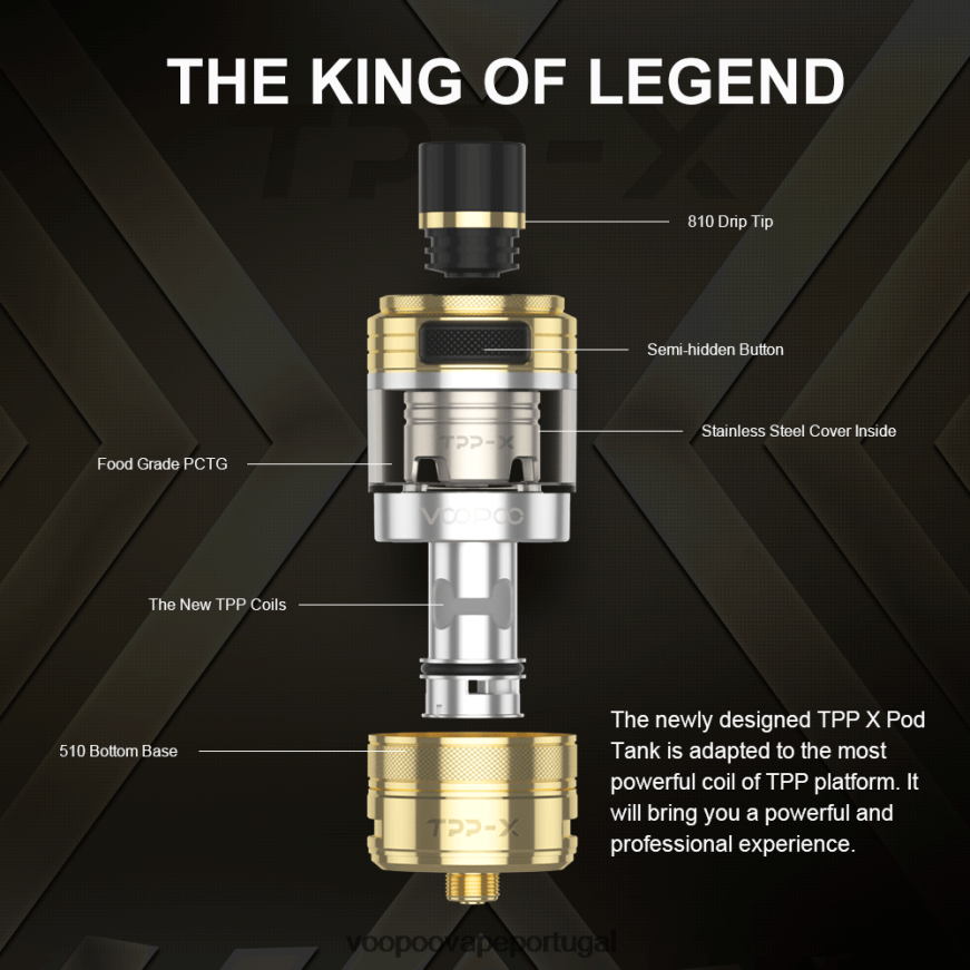 VOOPOO TPP X tanque de cápsulas - VOOPOO Vape Kits arco-íris 2286NR514