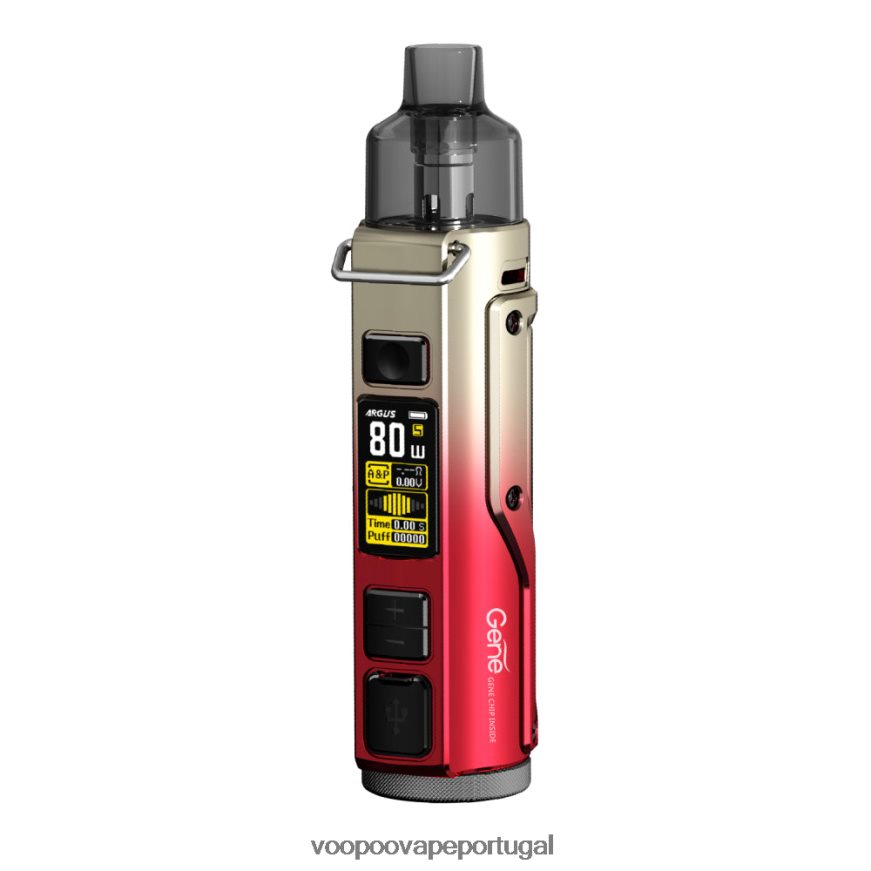VOOPOO ARGUS PRO kit mod pod - VOOPOO Vape Portugal ouro vermelho 2286NR32