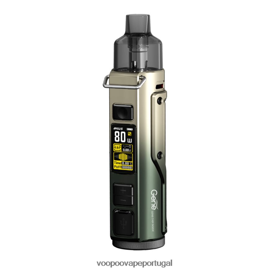 VOOPOO ARGUS PRO kit mod pod - VOOPOO Vape Price ouro verde escuro 2286NR30