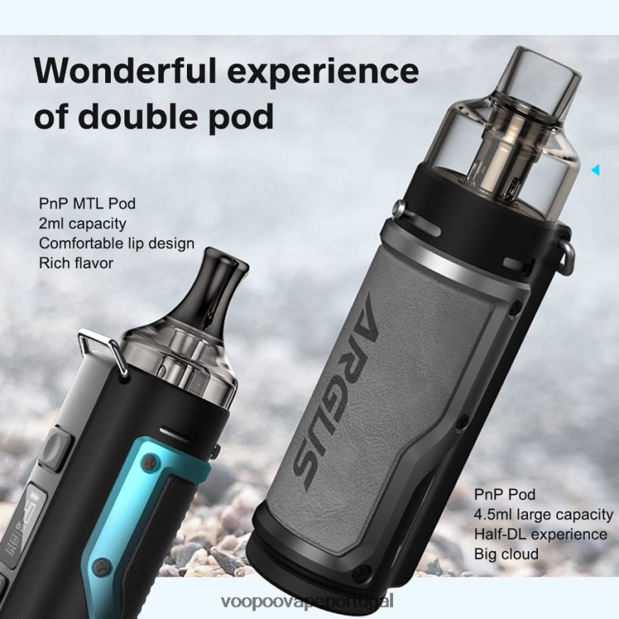 VOOPOO ARGUS kit mod pod - VOOPOO Vape Gene Portugal gasolina verde-prata 2286NR77