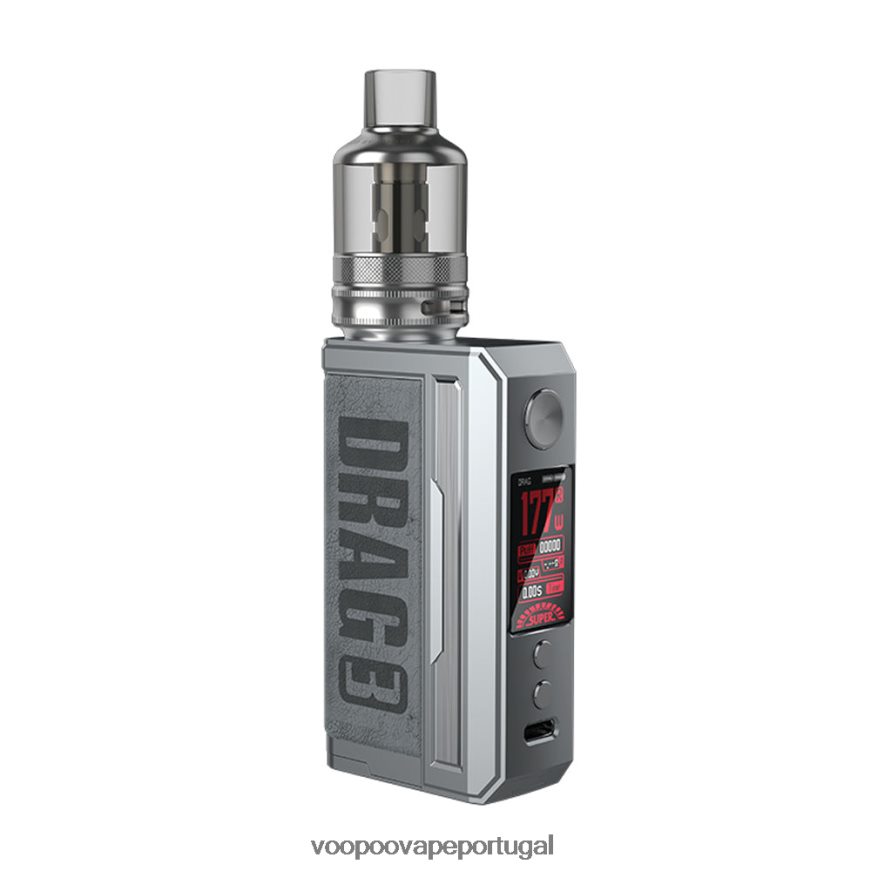 VOOPOO DRAG 3 kit de modificação de caixa - VOOPOO Vape Drag Portugal cinza esfumaçado 2286NR155