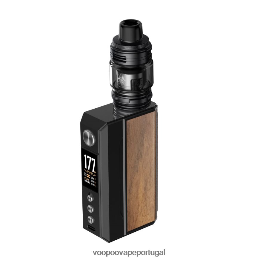 VOOPOO DRAG 4 conjunto - VOOPOO Vape Portugal preto+nogueira 2286NR162