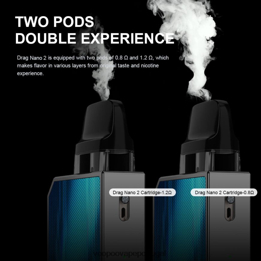VOOPOO DRAG NANO 2 conjunto de cápsulas - VOOPOO Vape Portugal chá verde 2286NR152
