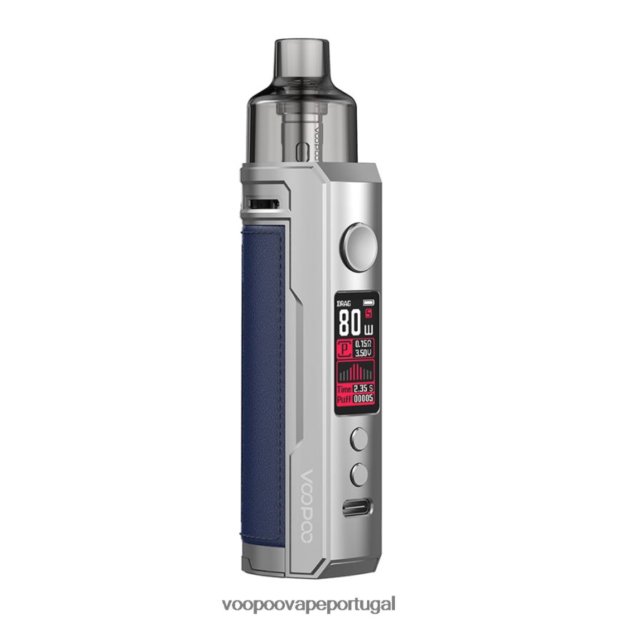 VOOPOO DRAG X kit mod pod - VOOPOO Pod Vinci azul prateado 2286NR179