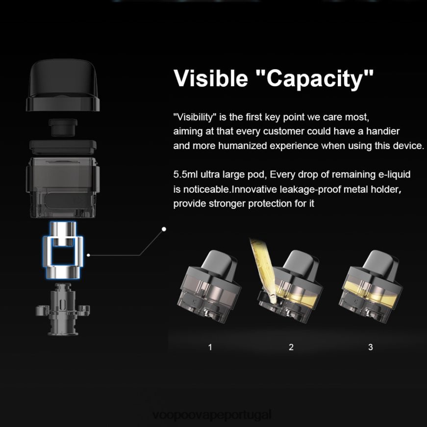 VOOPOO VINCI X kit mod pod - VOOPOO Vape Argus fibra de carbono 2286NR346