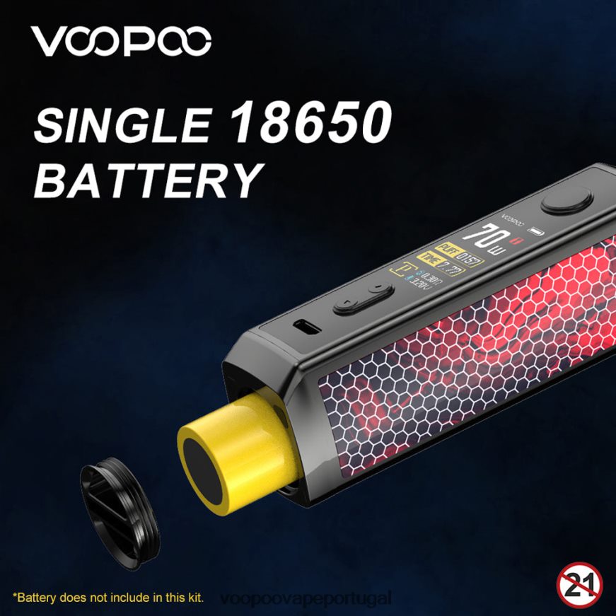 VOOPOO VINCI X kit mod pod - VOOPOO Vape Argus fibra de carbono 2286NR346