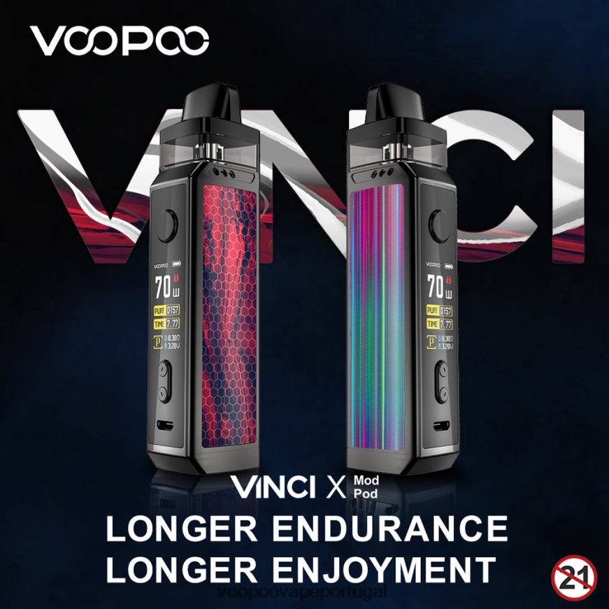 VOOPOO VINCI X kit mod pod - VOOPOO Vape Argus fibra de carbono 2286NR346