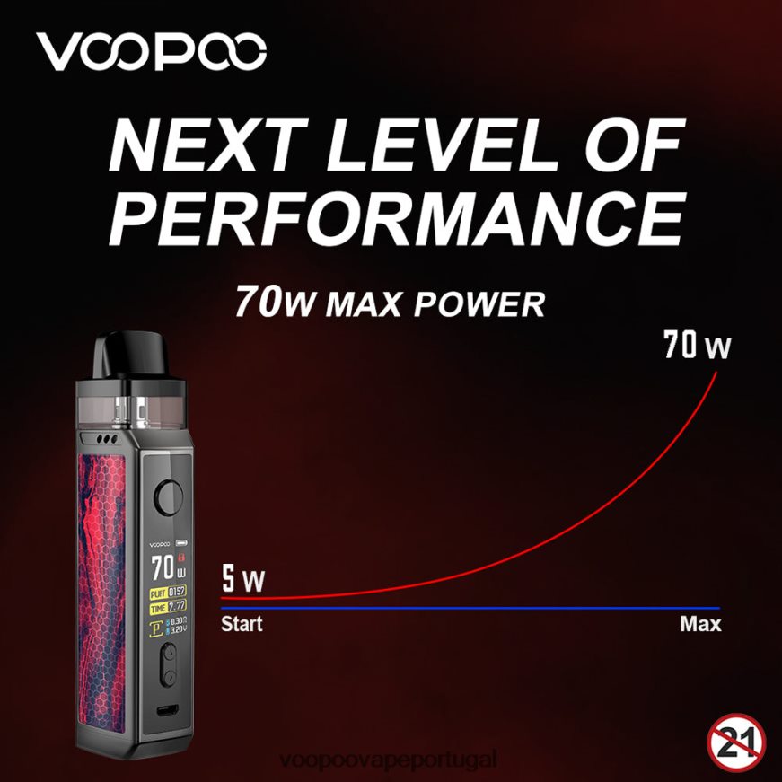VOOPOO VINCI X kit mod pod - VOOPOO Vape Argus fibra de carbono 2286NR346